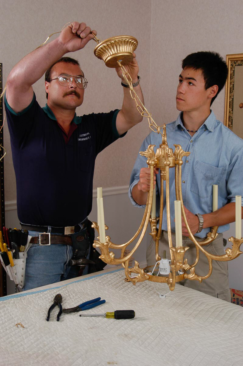 How to Install a Chandelier
