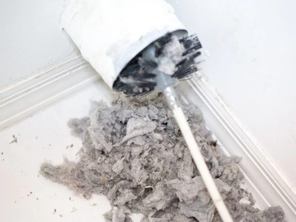 Controlling Dryer Lint Outside | Video » The Money Pit