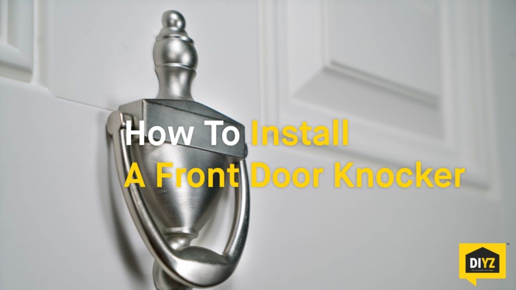 How to Install a Front Door Knocker The Money Pit