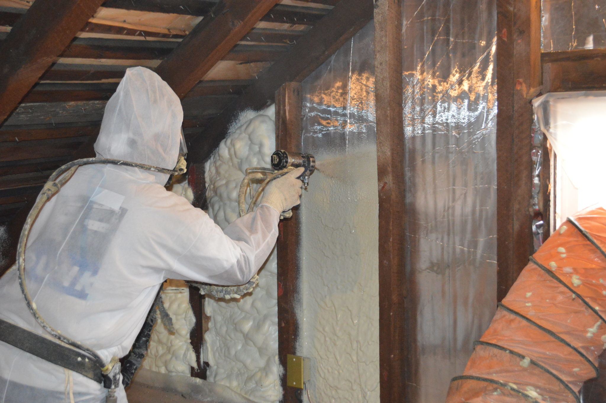 Spray Foam Insulation: Sealing an Old House Against Weather - T