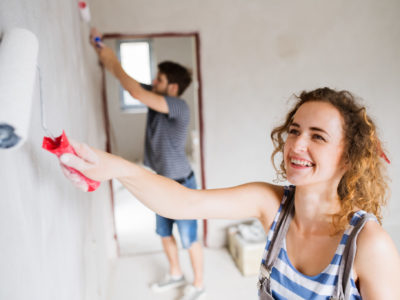 Painting up a home