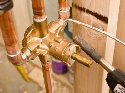 Installing a shower valve