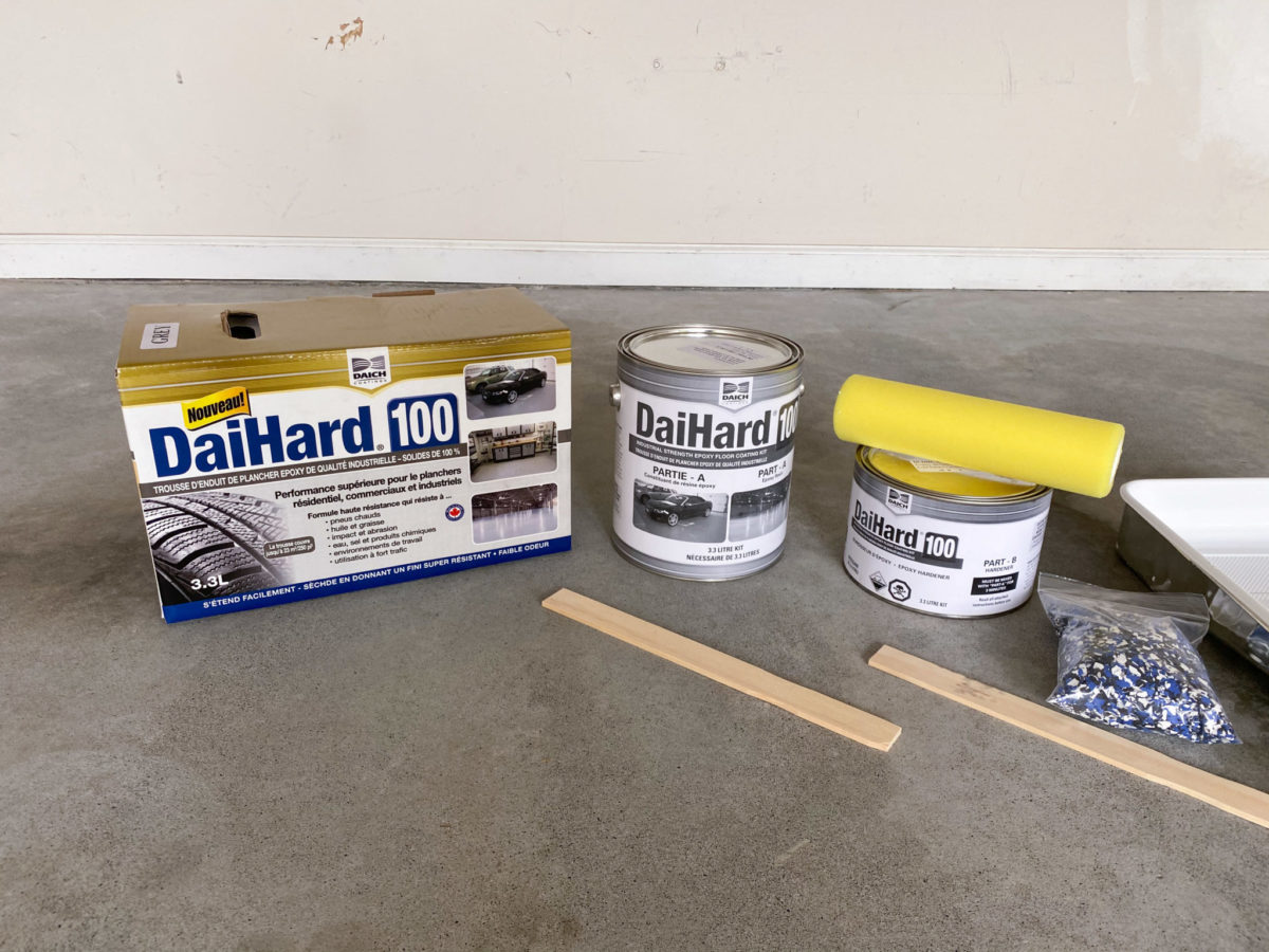 How to Apply DaiHard 100 Garage Floor Epoxy Kit » The Money Pit